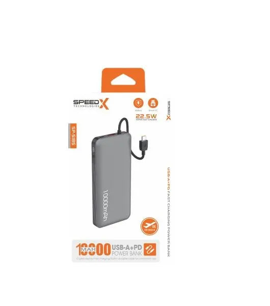 SPEEDX SP-S185 22.5W 10000MAH SUPER FAST CHARGING POWER BANK
